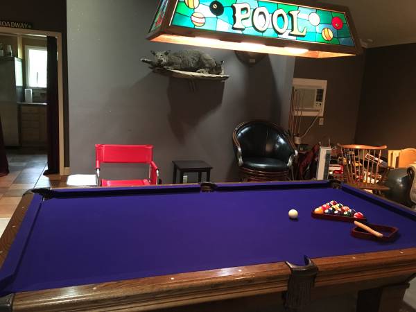 Solo Homewood Pool Table In, How High To Mount Pool Table Light